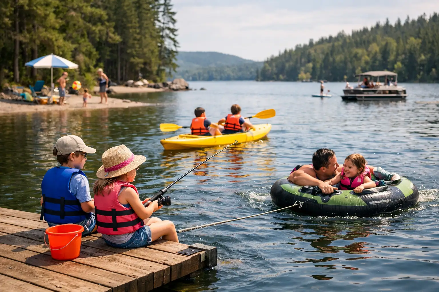 12 Kid Friendly Lake Vacation Activities for Families